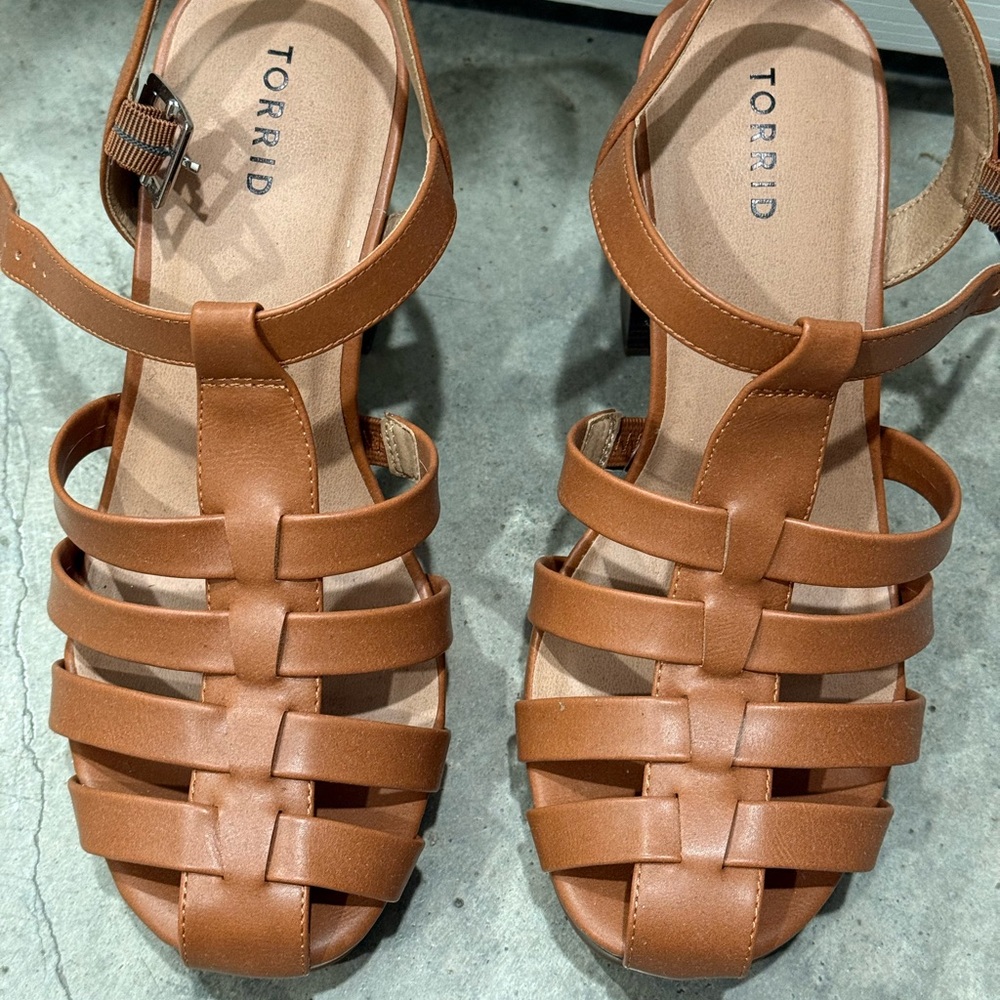 Torrid Women's Brown Strappy Sandals